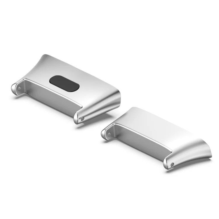 For Xiaomi Redmi Watch 3 / Mi Watch Lite 3 1 Pair Metal Watch Band Connector(Silver) - Image 2