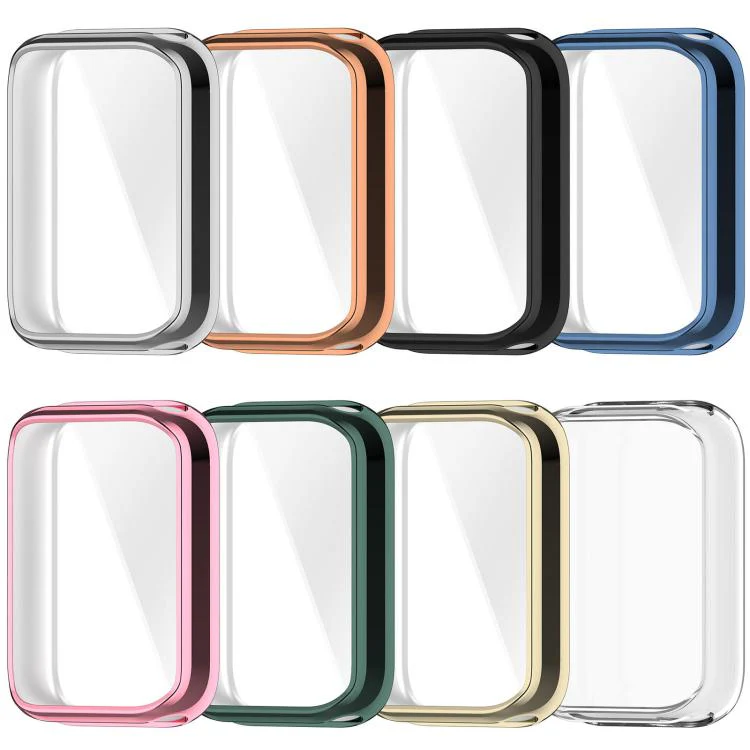 For Xiaomi Smart Band 10 Pro Ceramic Electroplated TPU Full Coverage Watch Protective Case(Midnight Blue) - Image 9