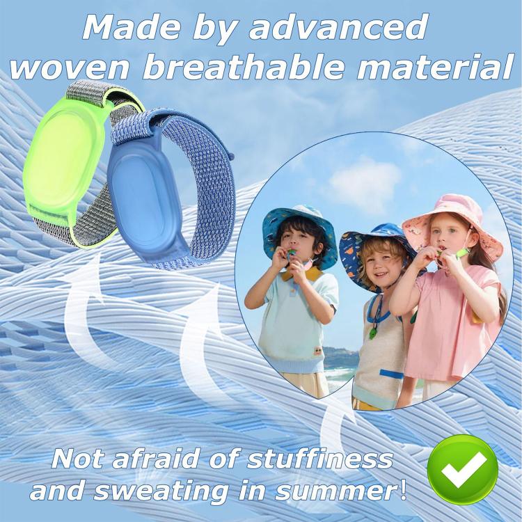 For Xiaomi Tag Kids Anti-lost Nylon Wristband Protective Case(Black) - Image 7