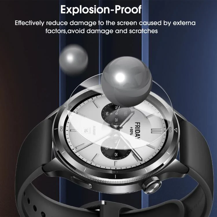 For Xiaomi Watch Color 2 Full-Screen Anti-Fingerprint HD Positioning Easy Installation Watch Tempered Glass Film - Image 7