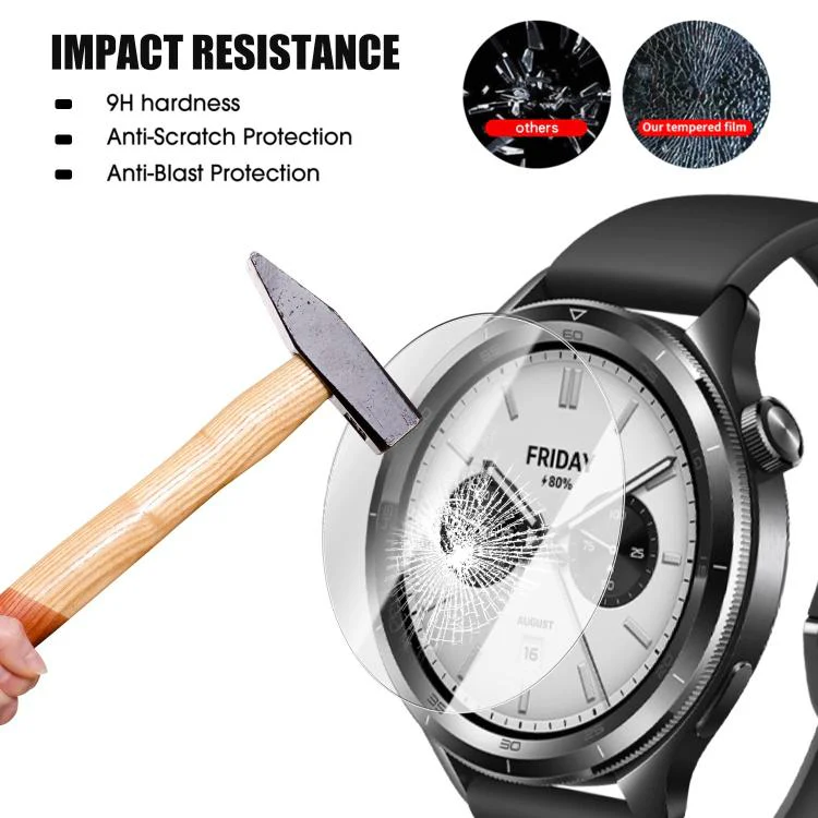 For Xiaomi Watch S3 Full-Screen Anti-Fingerprint HD Positioning Easy Installation Watch Tempered Glass Film - Image 8
