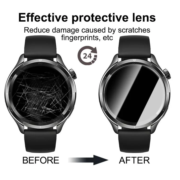 For Xiaomi Watch S3 Full-Screen Anti-Fingerprint HD Positioning Easy Installation Watch Tempered Glass Film - Image 9