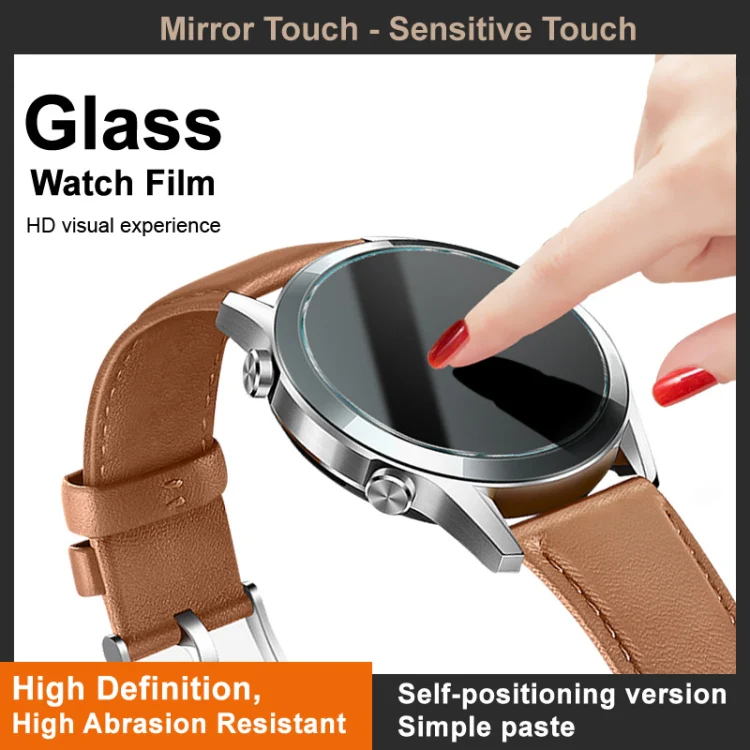For Xiaomi Watch S5 46mm imak Tempered Glass Watch Film, Self-positioning Version - Image 8