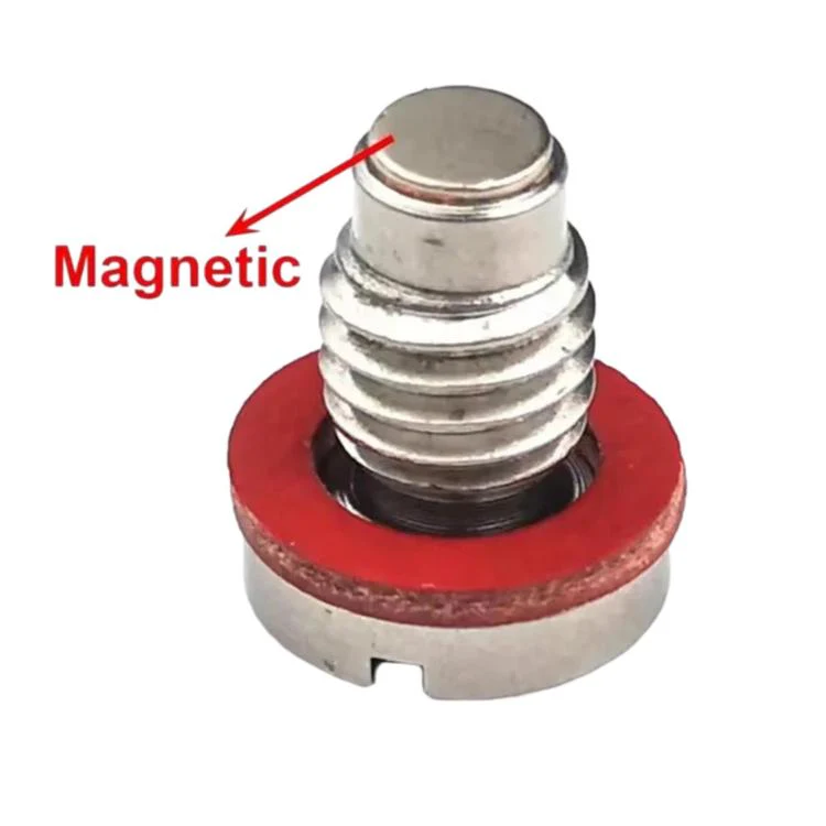 For Yamaha Outboard Motor Gear Drain Screw 90340-08002 Magnetic Oil Drain Screw + Gasket - Image 5