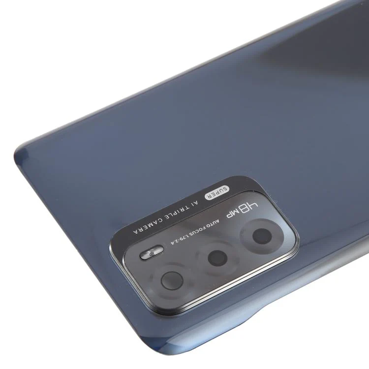 For ZTE Blade V40 Battery Back Cover with Adhesive / Camera Lens Cover(Black) - Image 5