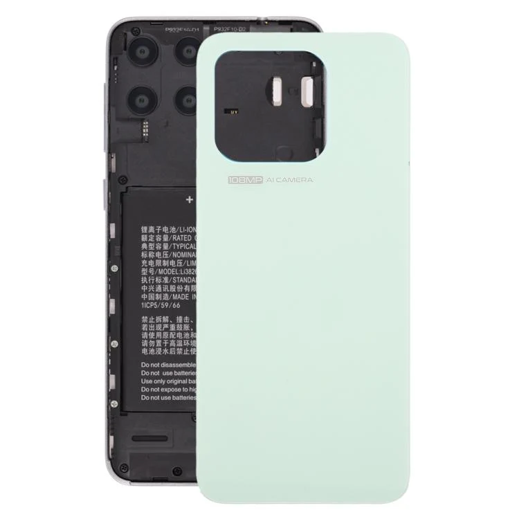 For ZTE Blade V70 / Axon 70 Glass Battery Back Cover with Adhesive(Green)