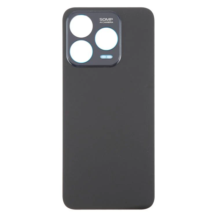 For ZTE Blade V70 Design Glass Battery Back Cover with Adhesive(Black) - Image 2