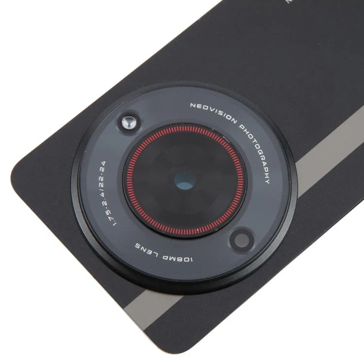 For ZTE nubia Focus Glass Battery Back Cover with Adhesive / Camera Lens Cover(Black) - Image 5