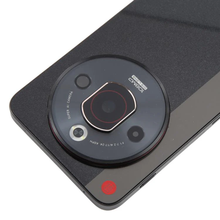 For ZTE nubia Focus Pro Z2351N Glass Battery Back Cover with Middle Frame / Camera Lens Cover(Black) - Image 5