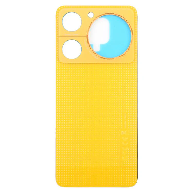 For ZTE nubia Music Z2353 Glass Battery Back Cover with Adhesive(Yellow) - Image 2