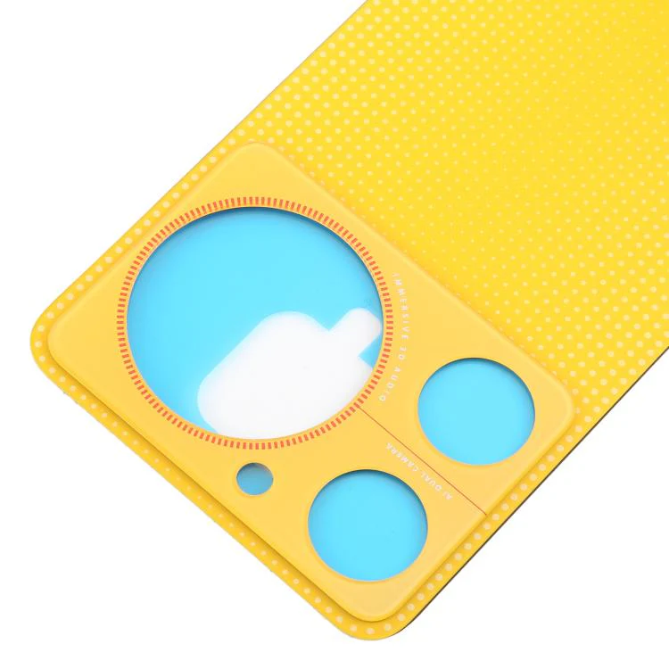 For ZTE nubia Music Z2353 Glass Battery Back Cover with Adhesive(Yellow) - Image 5