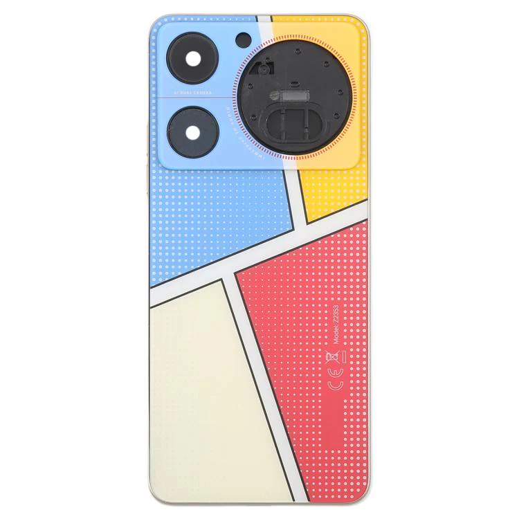 For ZTE nubia Music Z2353 Glass Battery Back Cover with Middle Frame / Camera Lens Cover(Multicolour) - Image 2