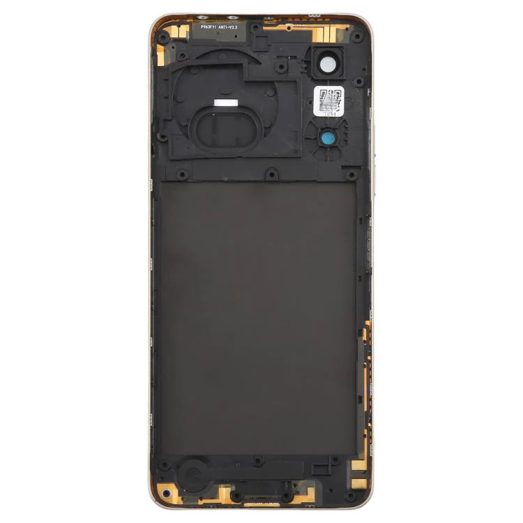 For ZTE nubia Music Z2353 Glass Battery Back Cover with Middle Frame / Camera Lens Cover(Yellow) - Image 3