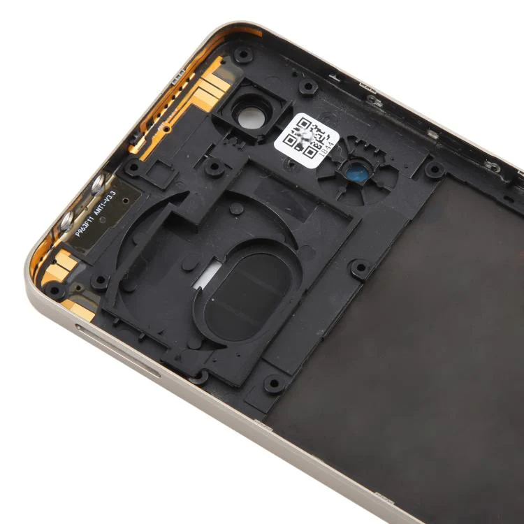 For ZTE nubia Music Z2353 Glass Battery Back Cover with Middle Frame / Camera Lens Cover(Yellow) - Image 4