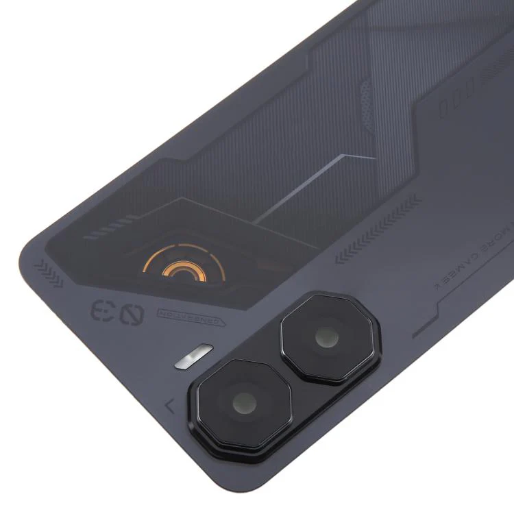 For ZTE nubia Neo 3 Plastic Battery Back Cover with Camera Lens Frame(Black) - Image 4
