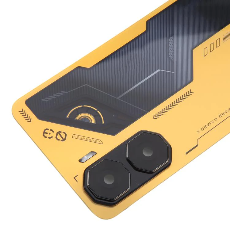 For ZTE nubia Neo 3 Plastic Battery Back Cover with Camera Lens Frame(Gold) - Image 4