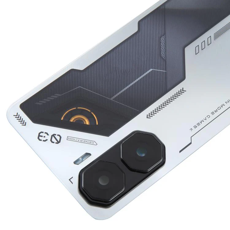 For ZTE nubia Neo 3 Plastic Battery Back Cover with Camera Lens Frame(Silver) - Image 4