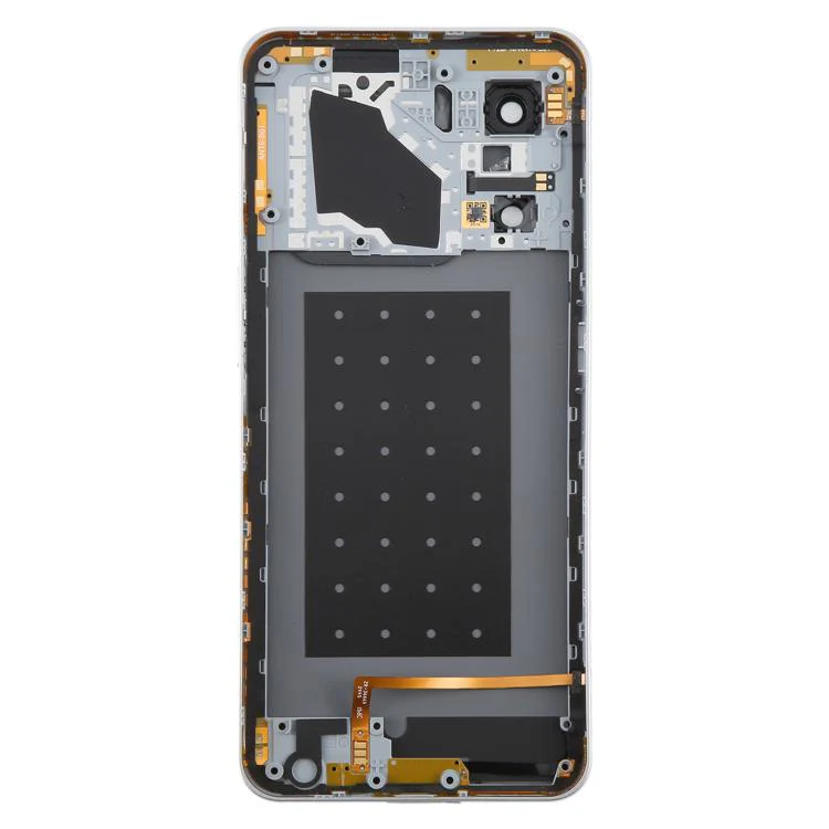 For ZTE nubia Neo 3 Plastic Battery Back Cover with Middle Frame / Camera Lens Cover(Silver) - Image 3
