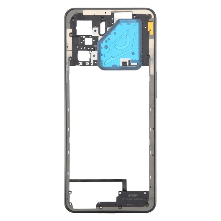 For ZTE nubia Neo 3 Plastic Middle Frame Bezel Plate (Black) - Image 2