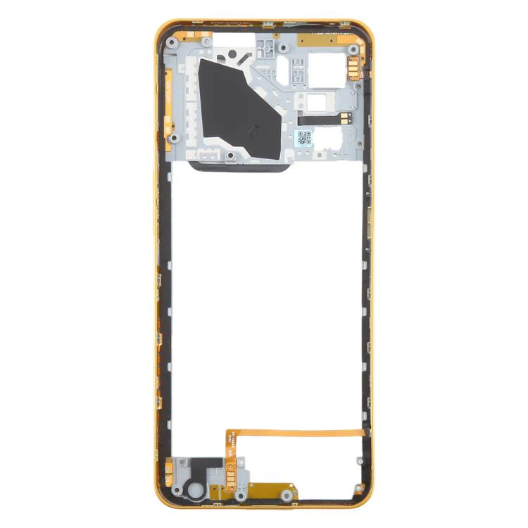For ZTE nubia Neo 3 Plastic Middle Frame Bezel Plate (Gold) - Image 3