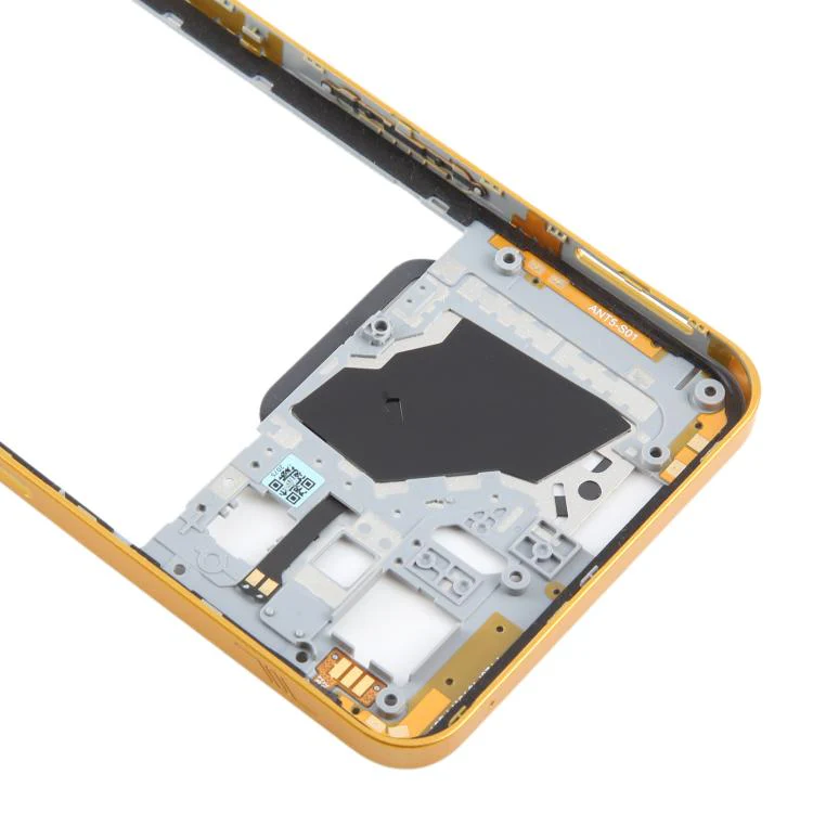 For ZTE nubia Neo 3 Plastic Middle Frame Bezel Plate (Gold) - Image 5