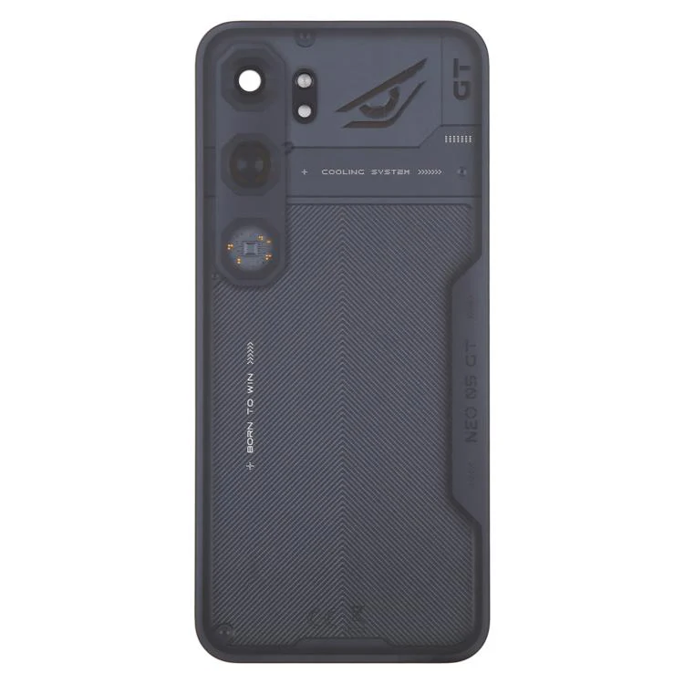 For ZTE nubia Neo 5 GT Z2570N Glass Battery Back Cover with Adhesive(Gray) - Image 2