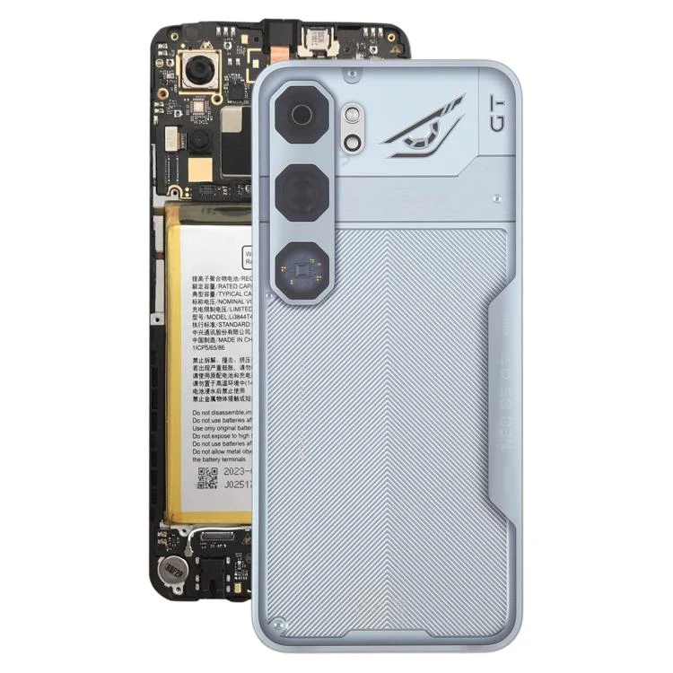 For ZTE nubia Neo 5 GT Z2570N Glass Battery Back Cover with Adhesive(White)