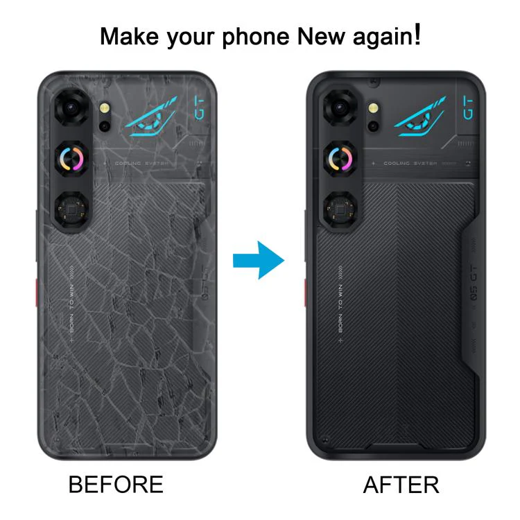 For ZTE nubia Neo 5 GT Z2570N Glass Battery Back Cover with Adhesive(White) - Image 6