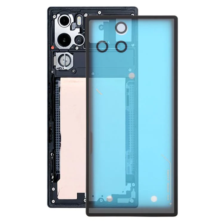 For ZTE nubia RedMagic 11 Pro Glass Battery Back Cover(Transparent Black)