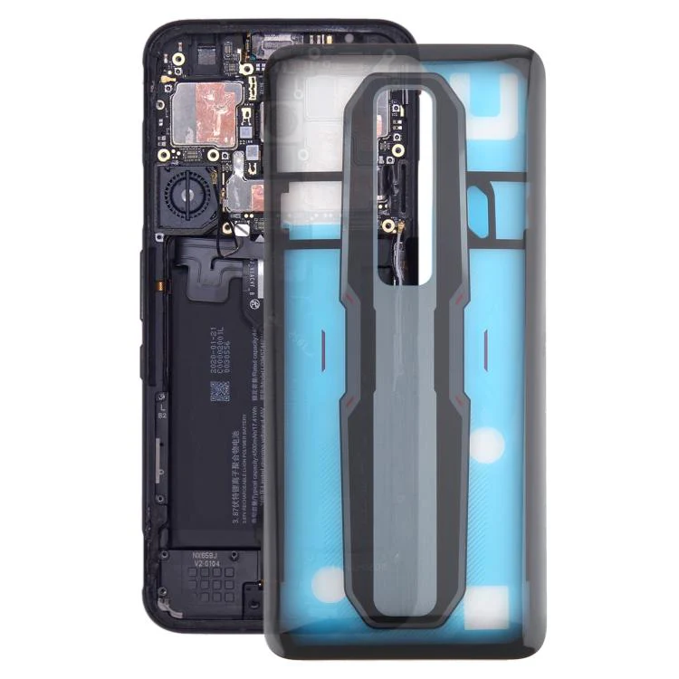 For ZTE nubia RedMagic 7S Glass Battery Back Cover(Transparent)