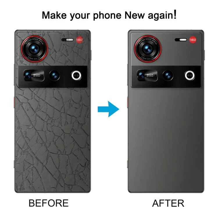 For ZTE nubia Z70 Ultra NX733J NX736J Glass Battery Back Cover with Camera Lens Frame(Black) - Image 6