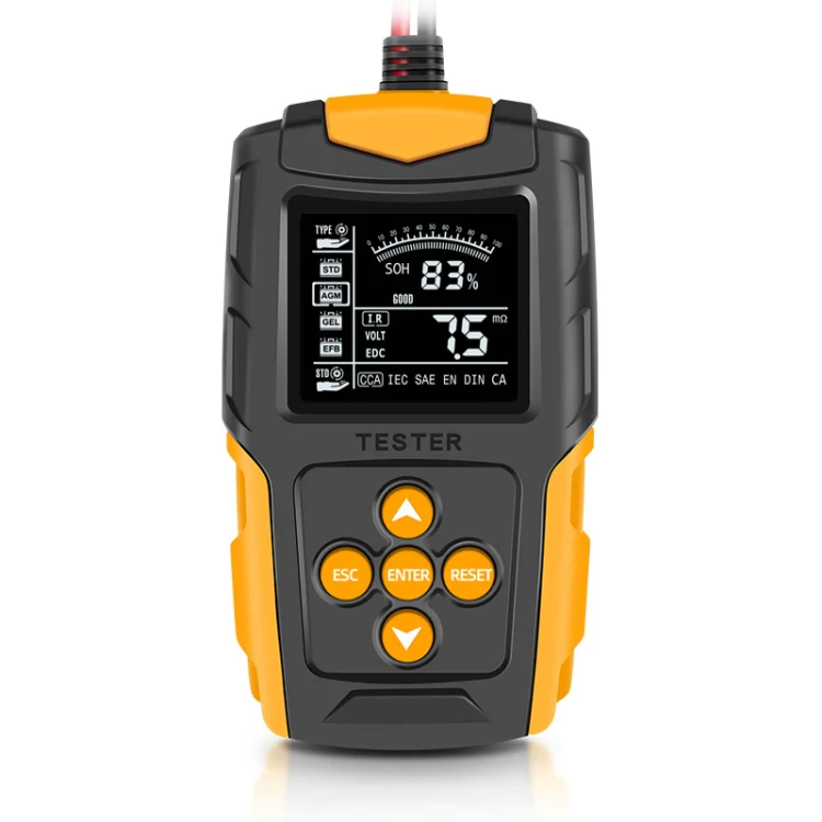FOXSUR FBT200 12V / 24V Car Battery Tester(Orange) - Image 2
