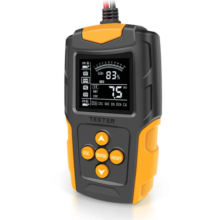 FOXSUR FBT200 12V / 24V Car Battery Tester(Orange) - Image 4
