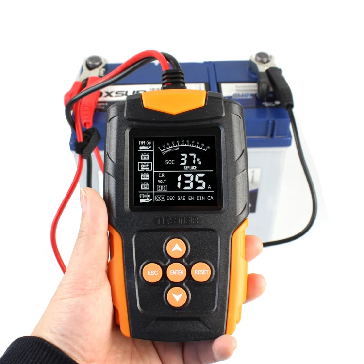 FOXSUR FBT200 12V / 24V Car Battery Tester(Orange) - Image 6