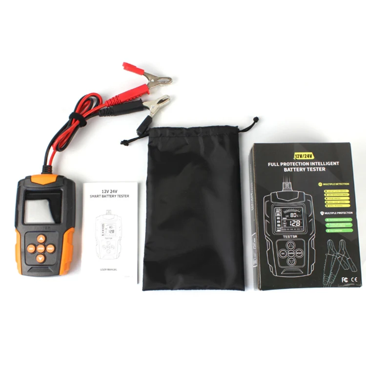FOXSUR FBT200 12V / 24V Car Battery Tester(Orange) - Image 7