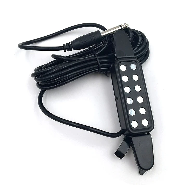 Free Hole Guitar Sound Pickup with Cable(Black) - Image 4