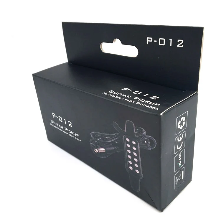 Free Hole Guitar Sound Pickup with Cable(Black) - Image 6