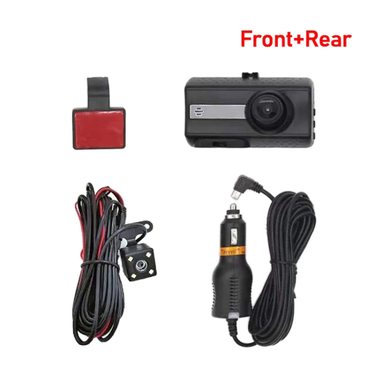 Front and Rear Dual Camera HD InfraredNight Vision Car Dash Cam Driving Recorder - Image 3