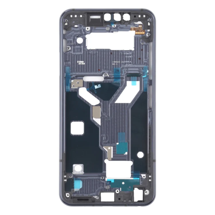 Front Housing LCD Frame Bezel Plate for LG G8s ThinQ LMG810 LM-G810 LMG810EAW (Black) - Image 2