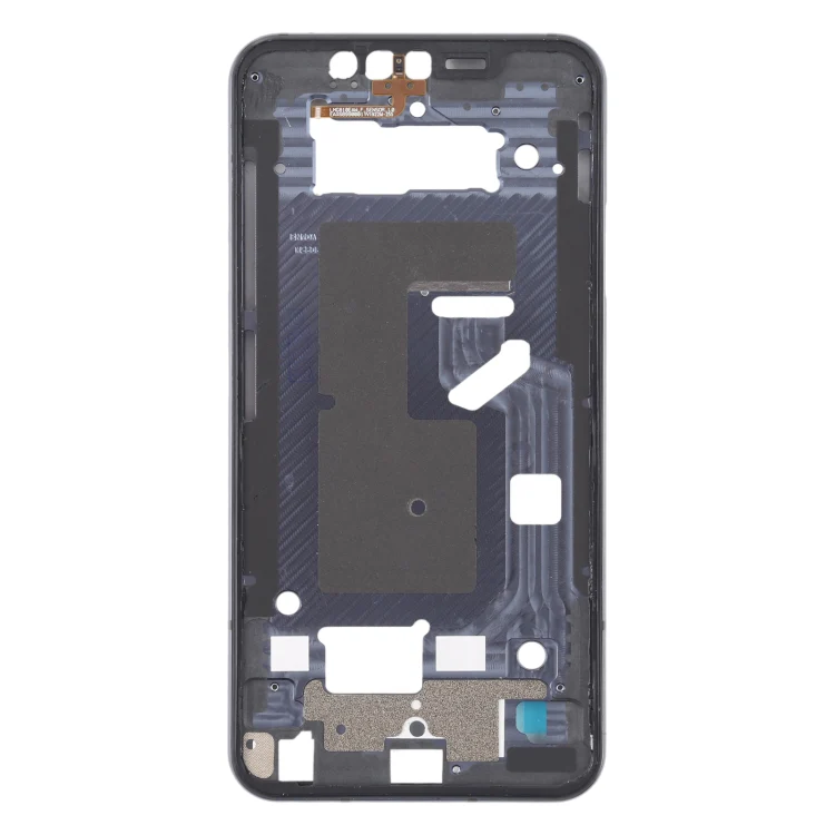 Front Housing LCD Frame Bezel Plate for LG G8s ThinQ LMG810 LM-G810 LMG810EAW (Black) - Image 3