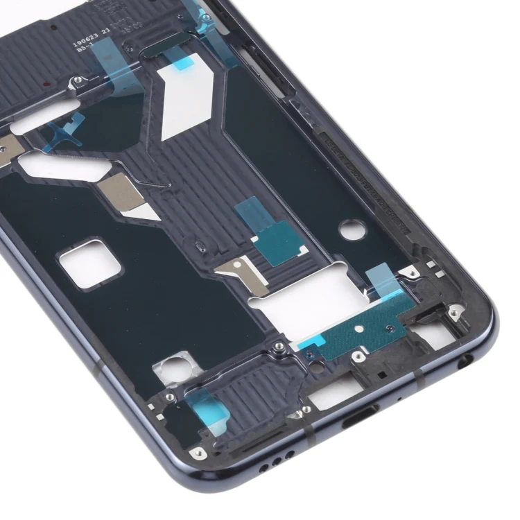 Front Housing LCD Frame Bezel Plate for LG G8s ThinQ LMG810 LM-G810 LMG810EAW (Black) - Image 5