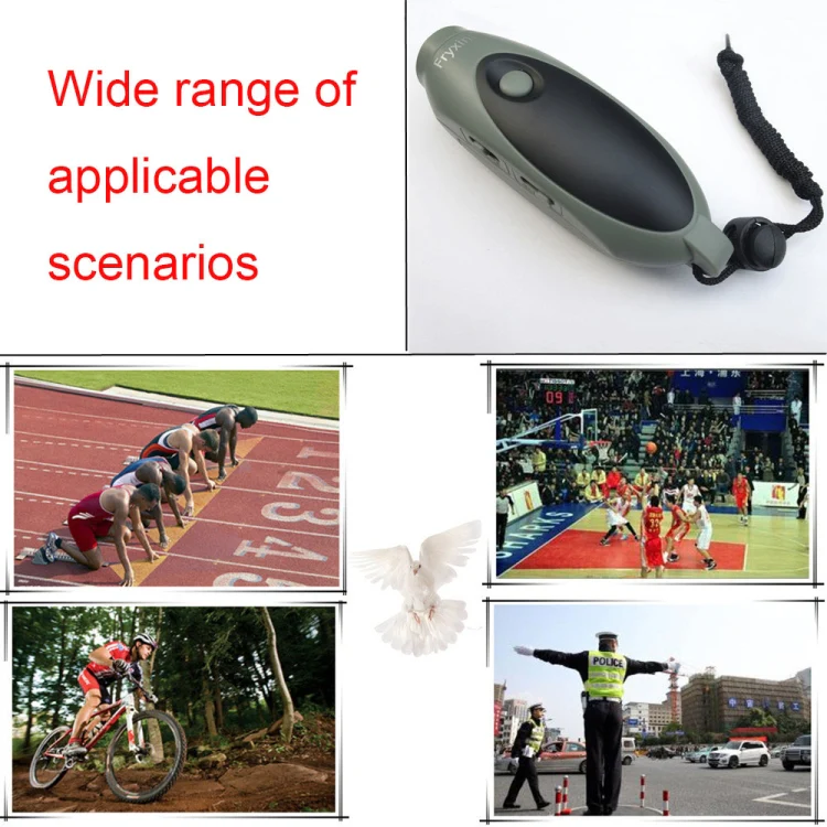 Fryxinte XT-7DS3 Adjustable High Decibel Sports Referee Electronic Whistle Emergency Rescue Training Whistle(Black) - Image 7