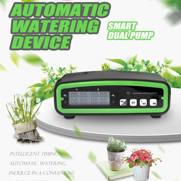 FT-C68 Dual Pump Smart Automatic Watering Device Potted Watering Garden Balcony Drip Irrigation Spraying System(Green) - Image 2