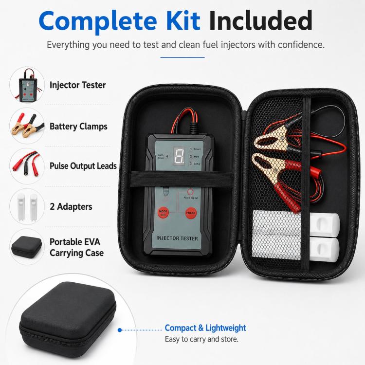 Fuel Injector Tester And Cleaner With 2 Size Adapters(ZK0102) - Image 3