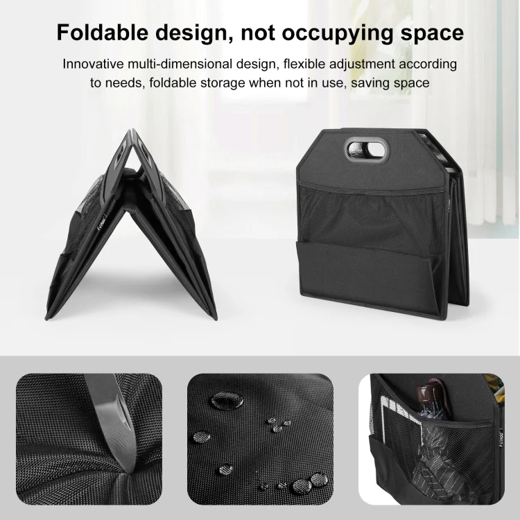FunAdd Foldable Storage Fresh Box Vehicle Trunk Organizer Bag Transportation Fresh-keeping Box (Black) - Image 6