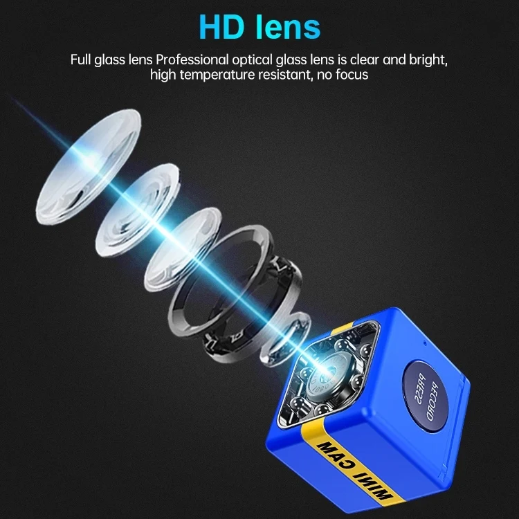 FX01 1080P Outdoor Sport HD Aerial DV Camera(Black) - Image 6