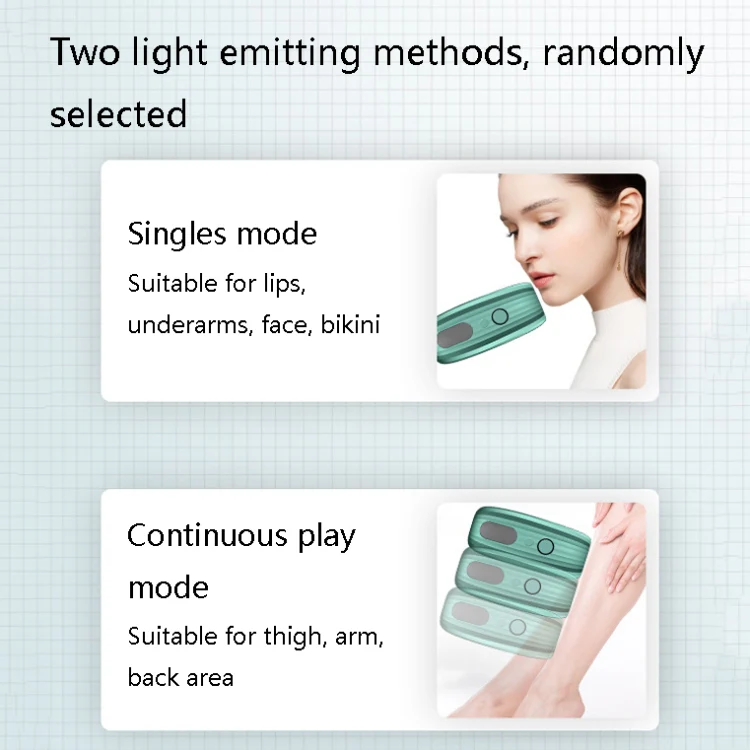 FY-B500 Laser Hair Removal Equipment Household Electric IPL Hair Removal Machine, Plug Type:UK Plug(Green) - Image 5