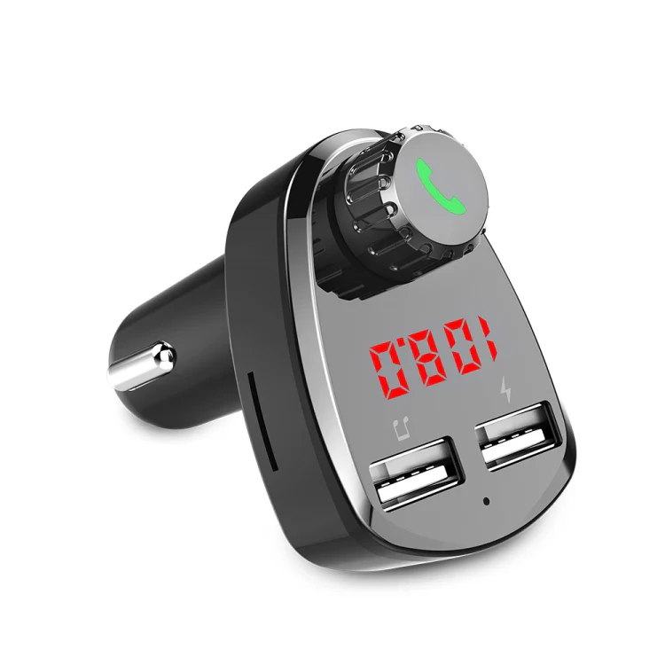 G13 Car MP3 Player Bluetooth Hands-free Device FM Transmitter Car Kit Dual USB Fast Charger - Image 3