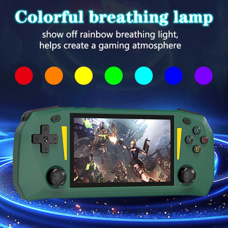 G33 4.3-inch IPS OLED Handheld Game Console Supports Two-Player Battles, External TF card:64G(Green) - Image 7