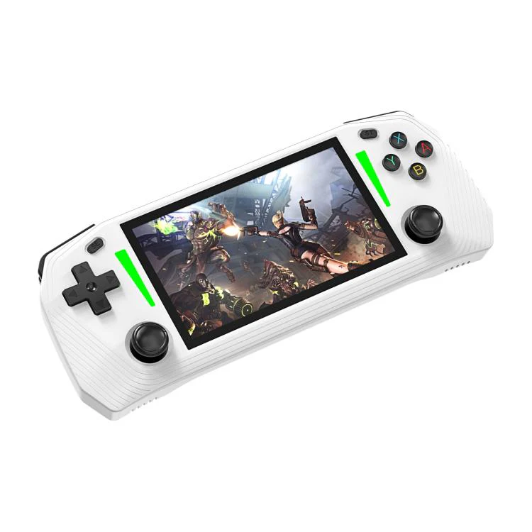 G33 4.3-inch IPS OLED Handheld Game Console Supports Two-Player Battles, External TF card:64G(White)